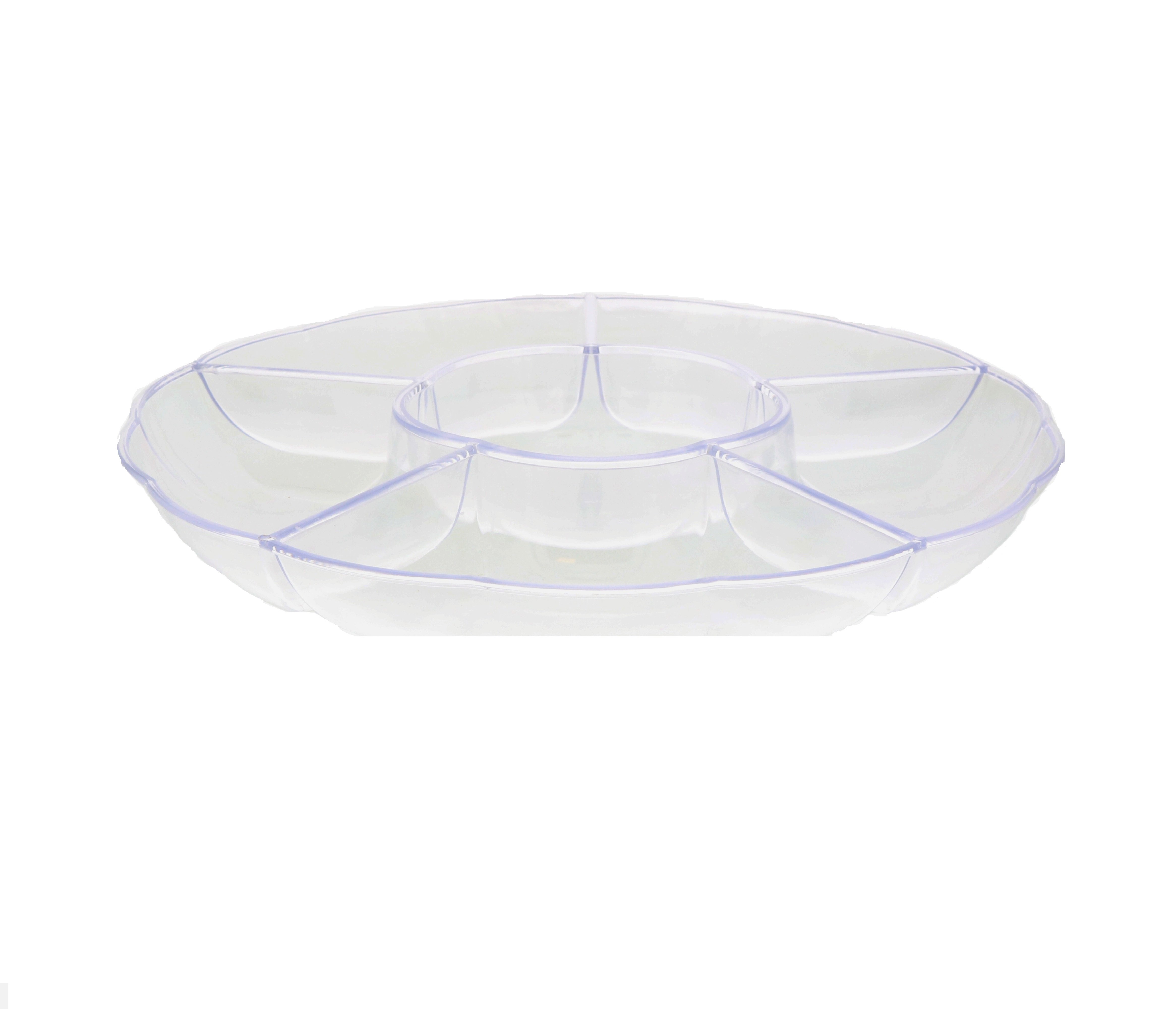 Maryland Plastics Catering Tray Sectional Clear Shop Serveware at HEB