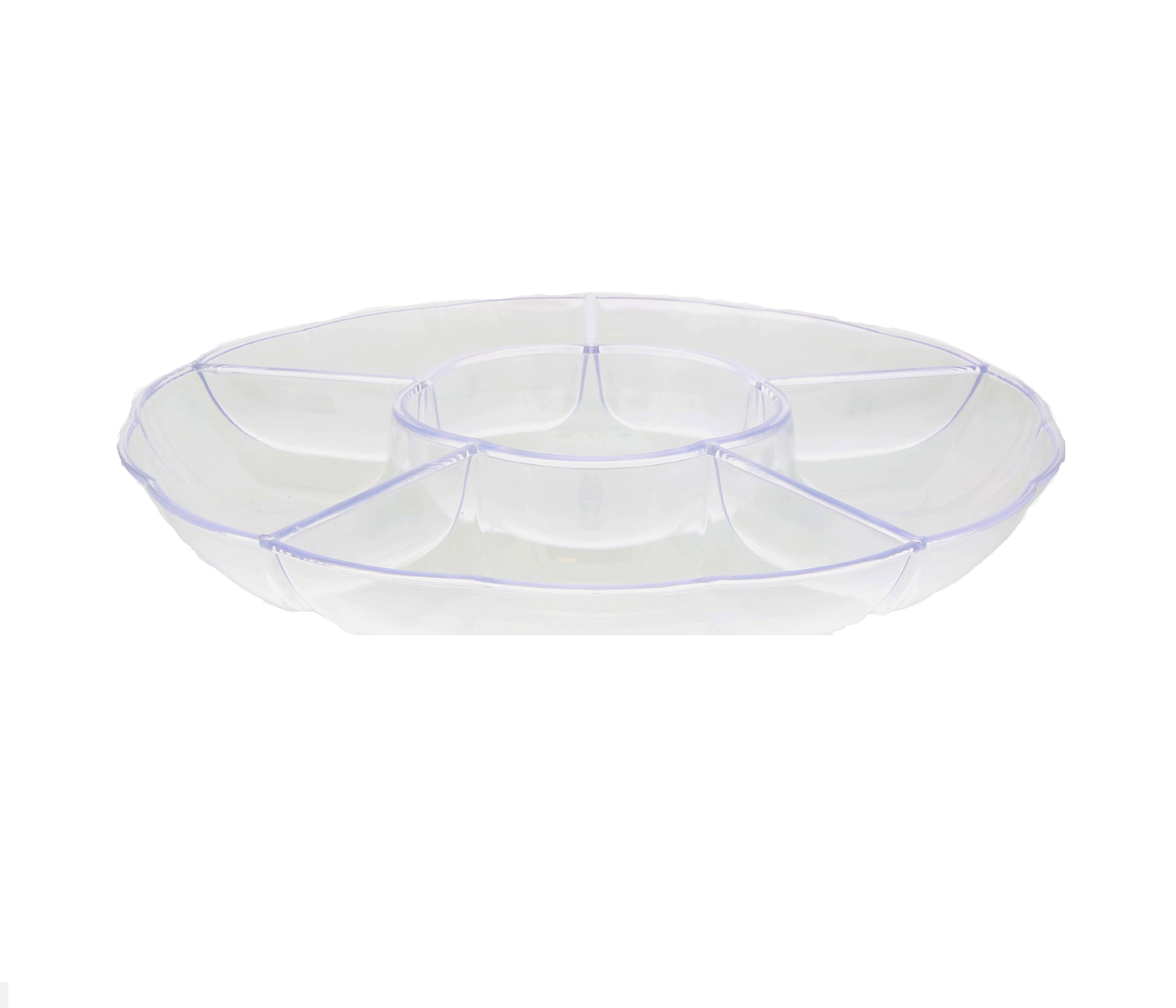 Maryland Plastics Sovereign Clear Sectional Tray 14 in