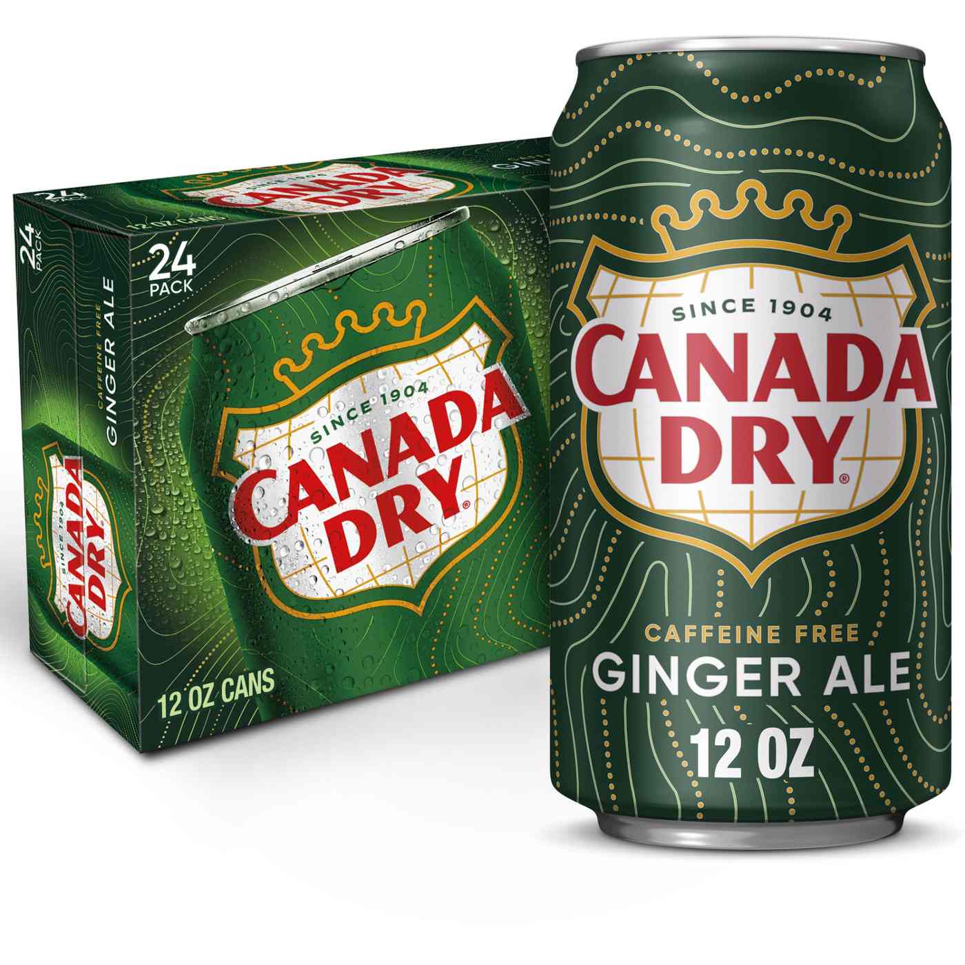 Canada Dry Ginger Ale Soda 24 pk Cans; image 1 of 6