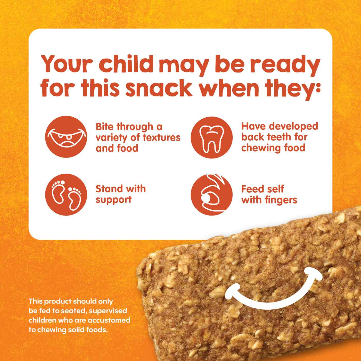 Happy Tot Organics Fiber & Protein Gluten Free Oat Bar Organic Banana & Carrot; image 2 of 9