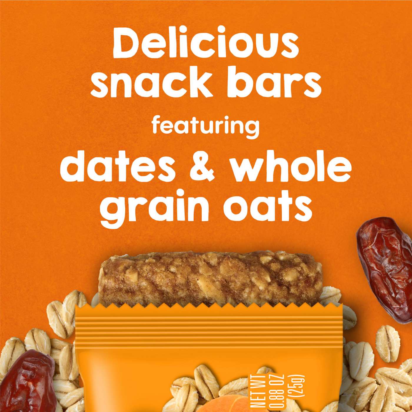 Happy Tot Organics Fiber & Protein Gluten Free Oat Bar Organic Banana & Carrot; image 9 of 9