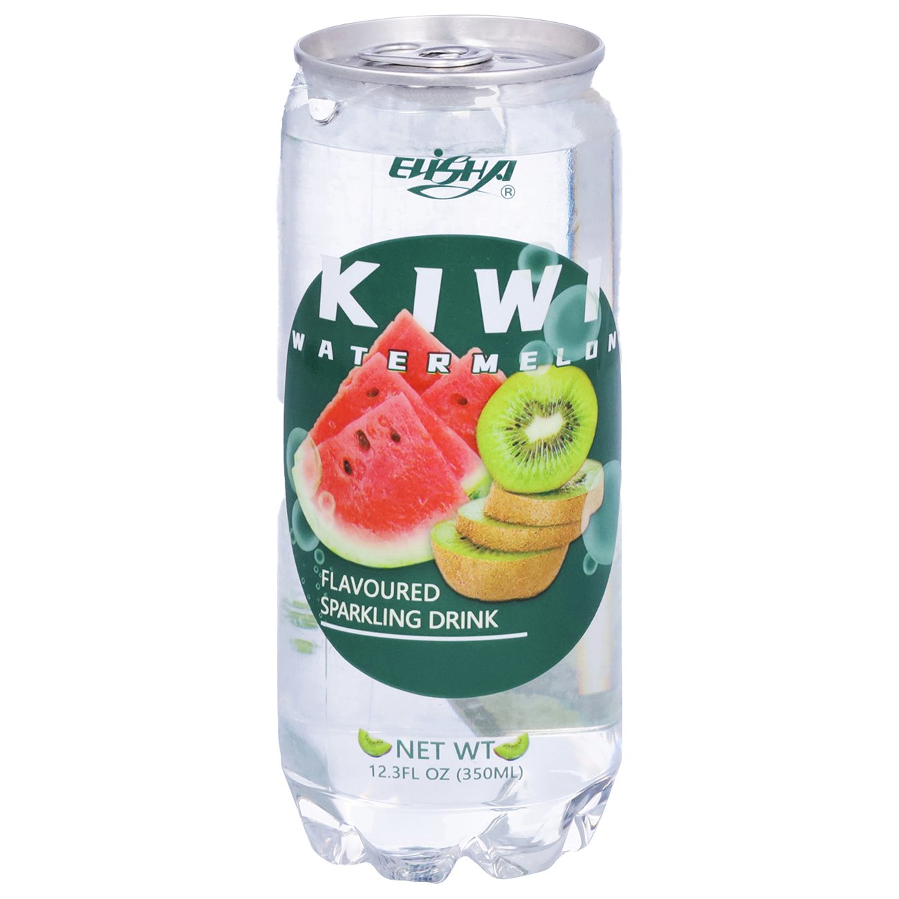 Elisha Flavored Sparkling Drink - Kiwi Watermelon, 12.3 oz