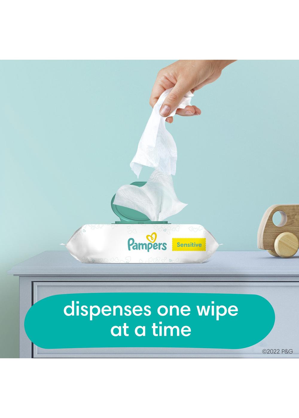 Pampers Sensitive Skin Baby Wipes 7 Pk; image 4 of 9