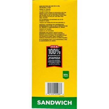 H-E-B Texas Tough Double Zipper Sandwich Bags - Value Pack, 300 ct
