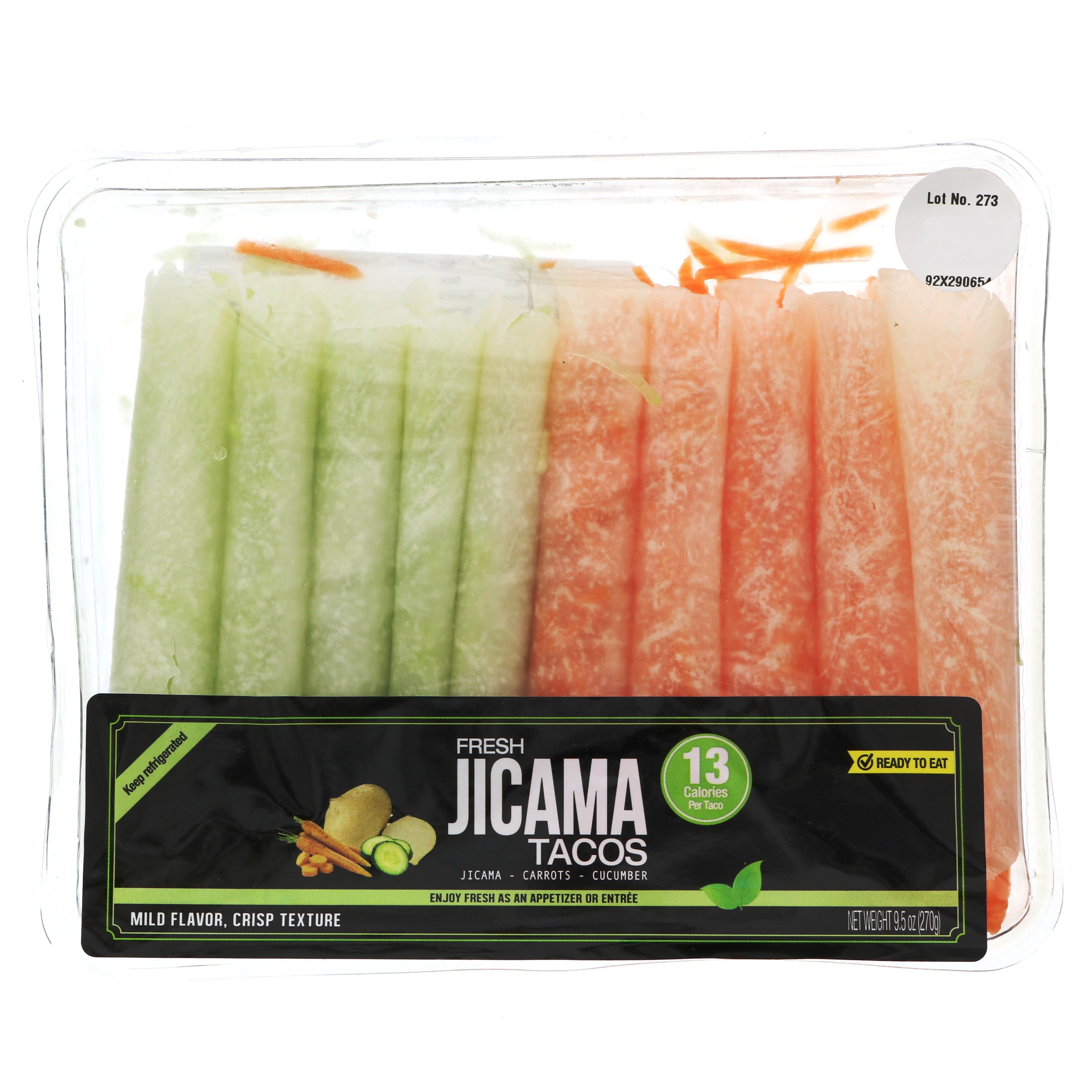 Fresh Jicama Tacos Cucumber/ Carrot Shop Entrees & Sides at HEB