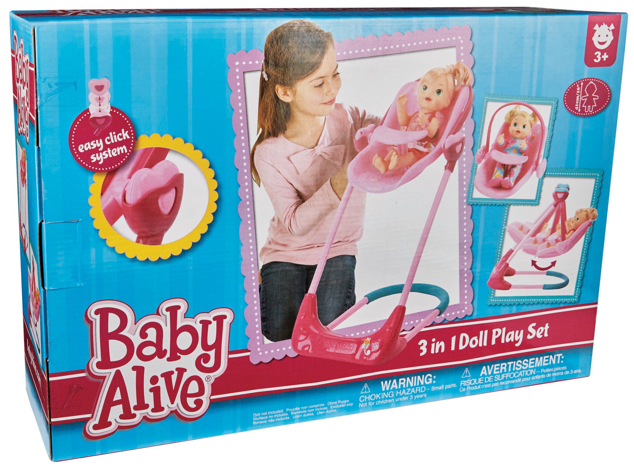 baby alive 3 in 1 playset