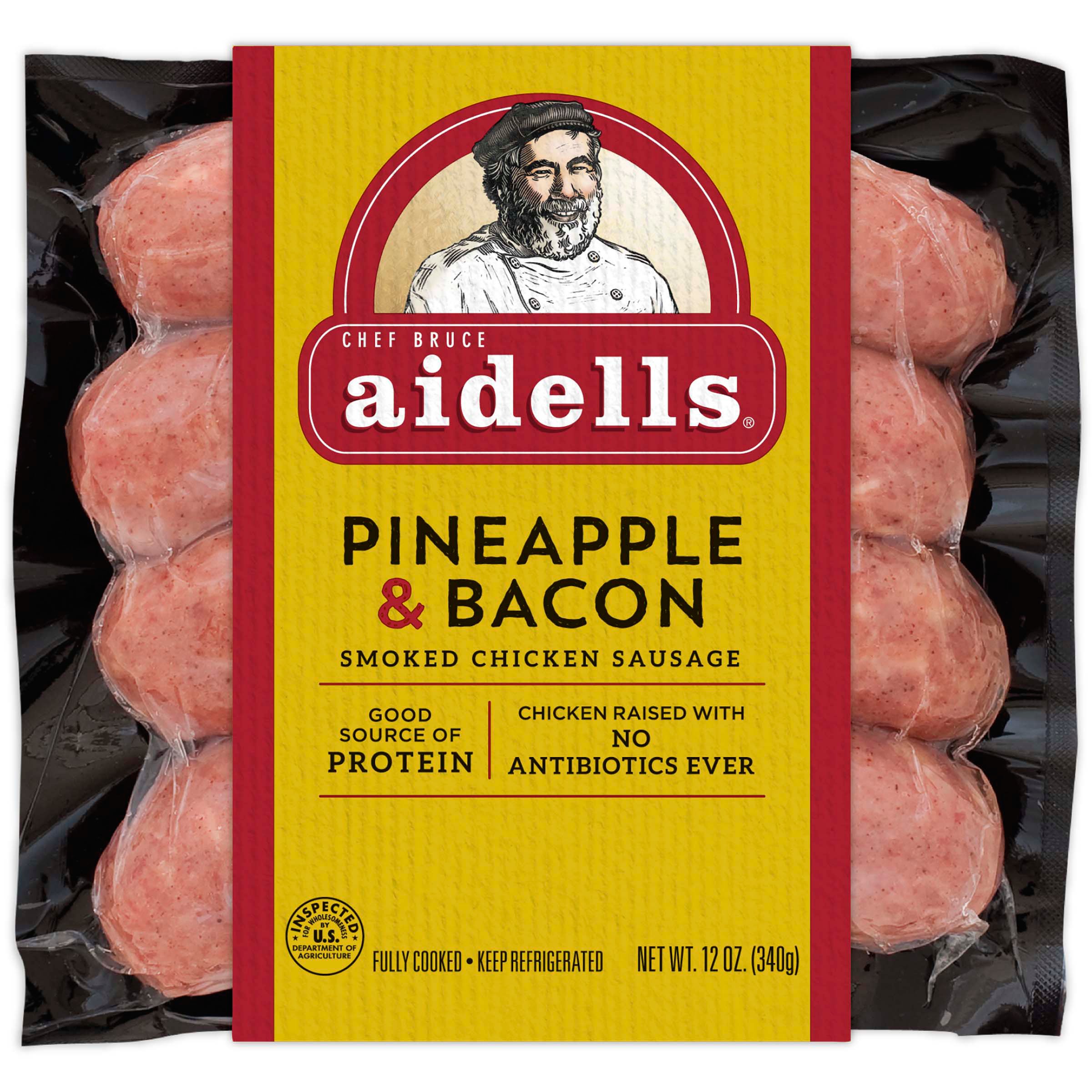 Aidells Smoked Chicken Sausage Pineapple Bacon Shop Sausage At H E B