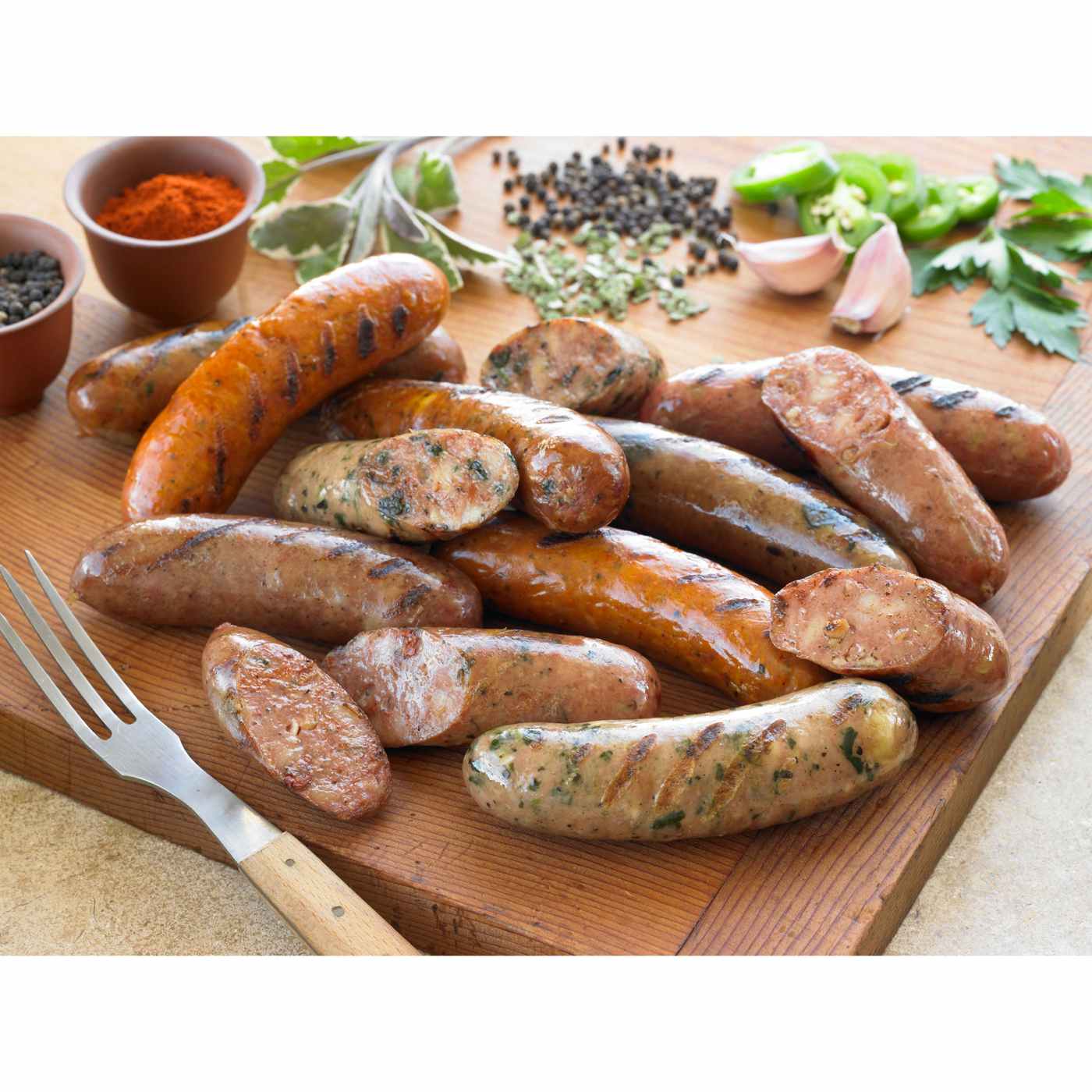 Aidells Smoked Chicken Sausage, Pineapple & Bacon Shop Sausage at HEB