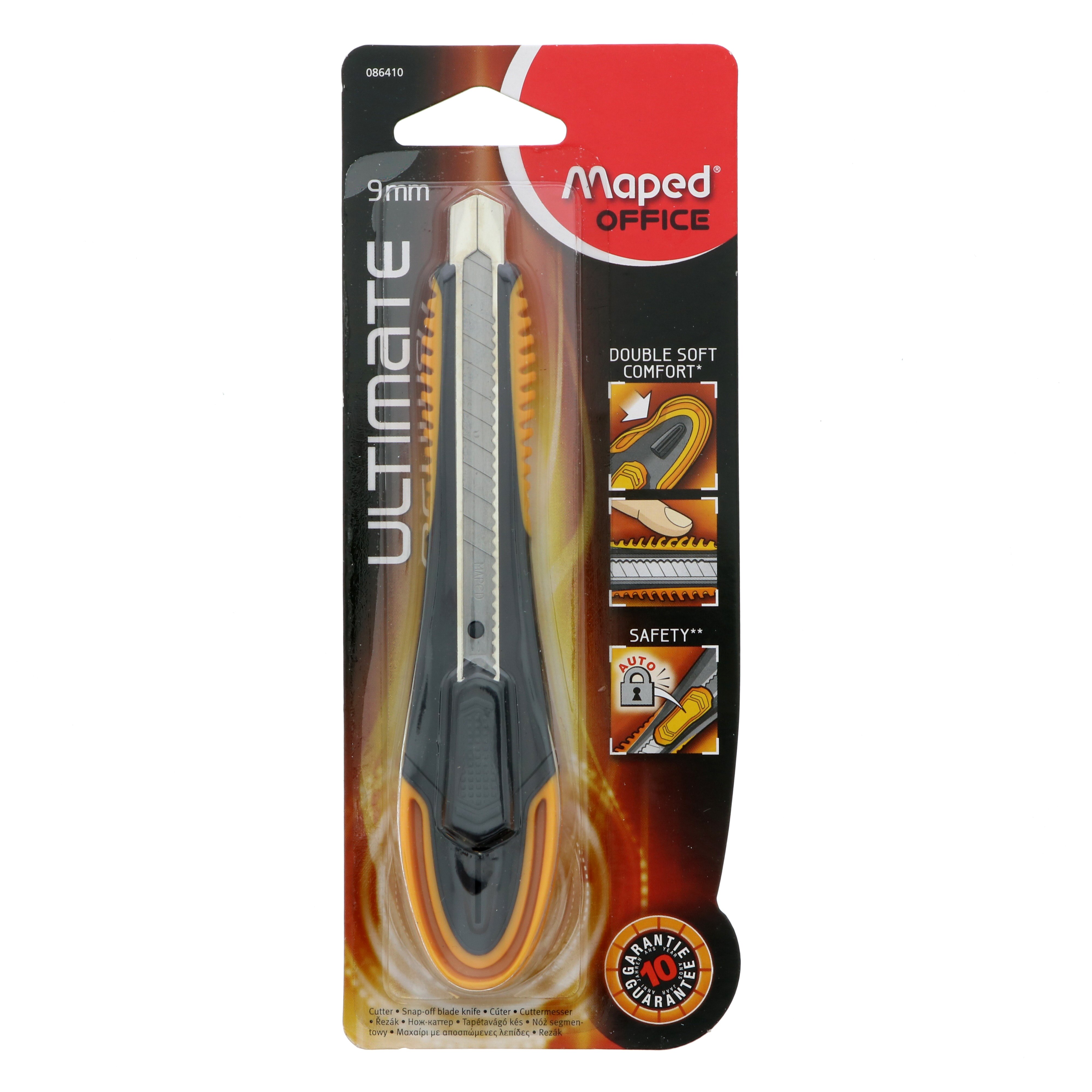 Maped Ultimate Comfort Grip Utility Knife With SnapOff Blade 9Mm