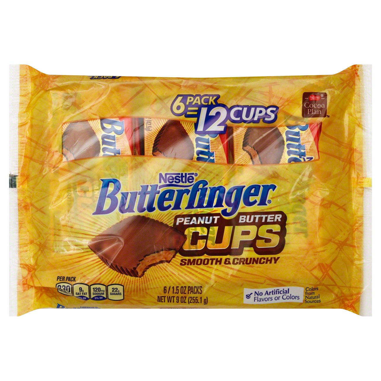 Butterfinger Peanut Butter Cups, Smooth & Crunchy, Chocolate