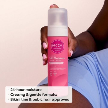 eos Pomegranate Raspberry Shave Cream - Travel Size, 2.5 oz
