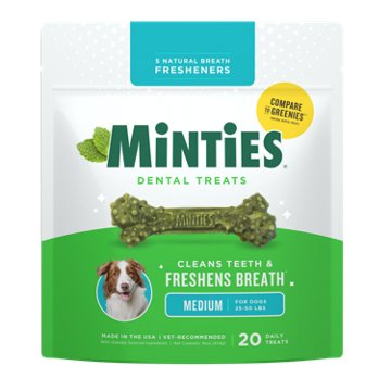 VetIQ Minties Dental Bones, Medium/large, 20 ct