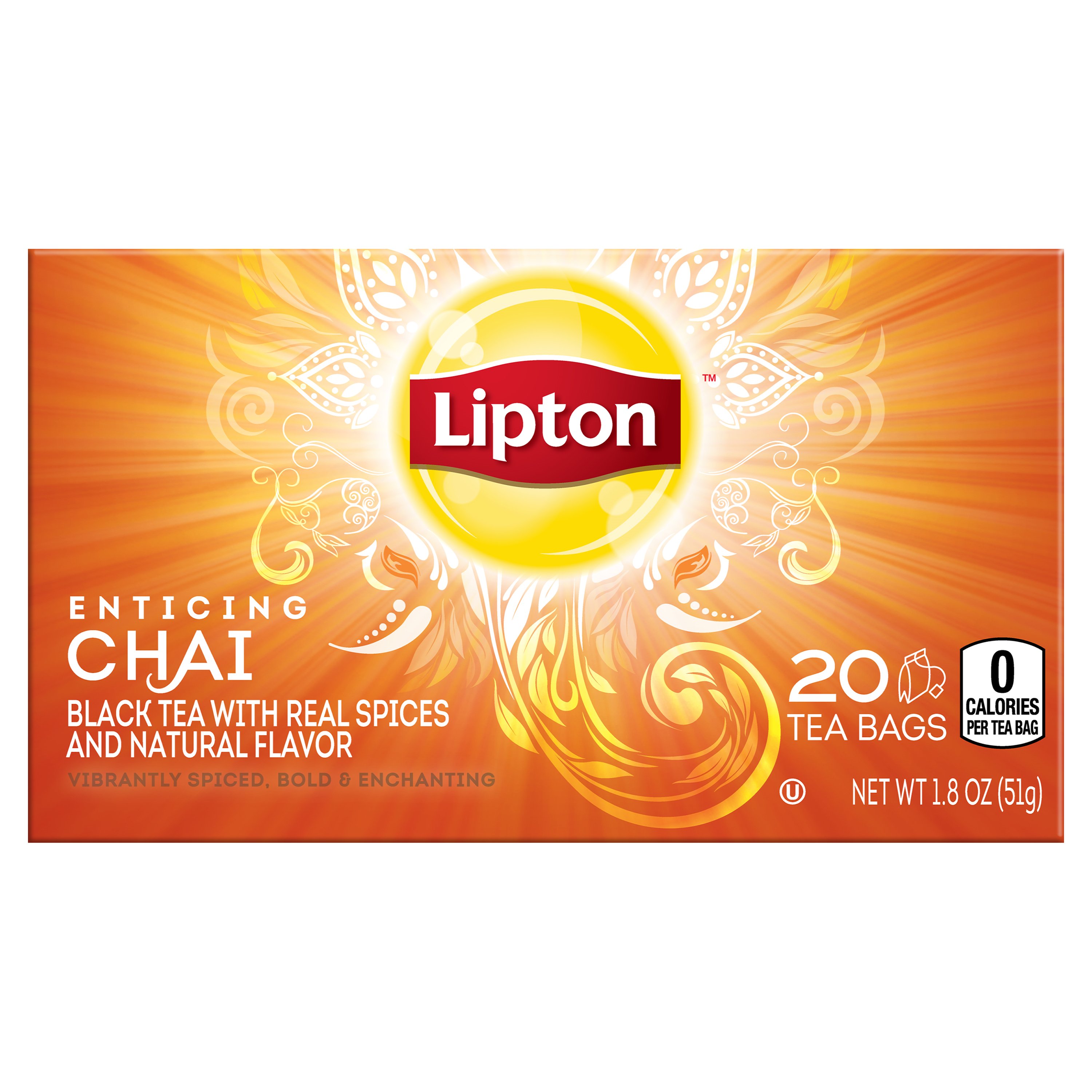 Lipton Black Tea Bags Enticing Chai Shop Tea At H E B