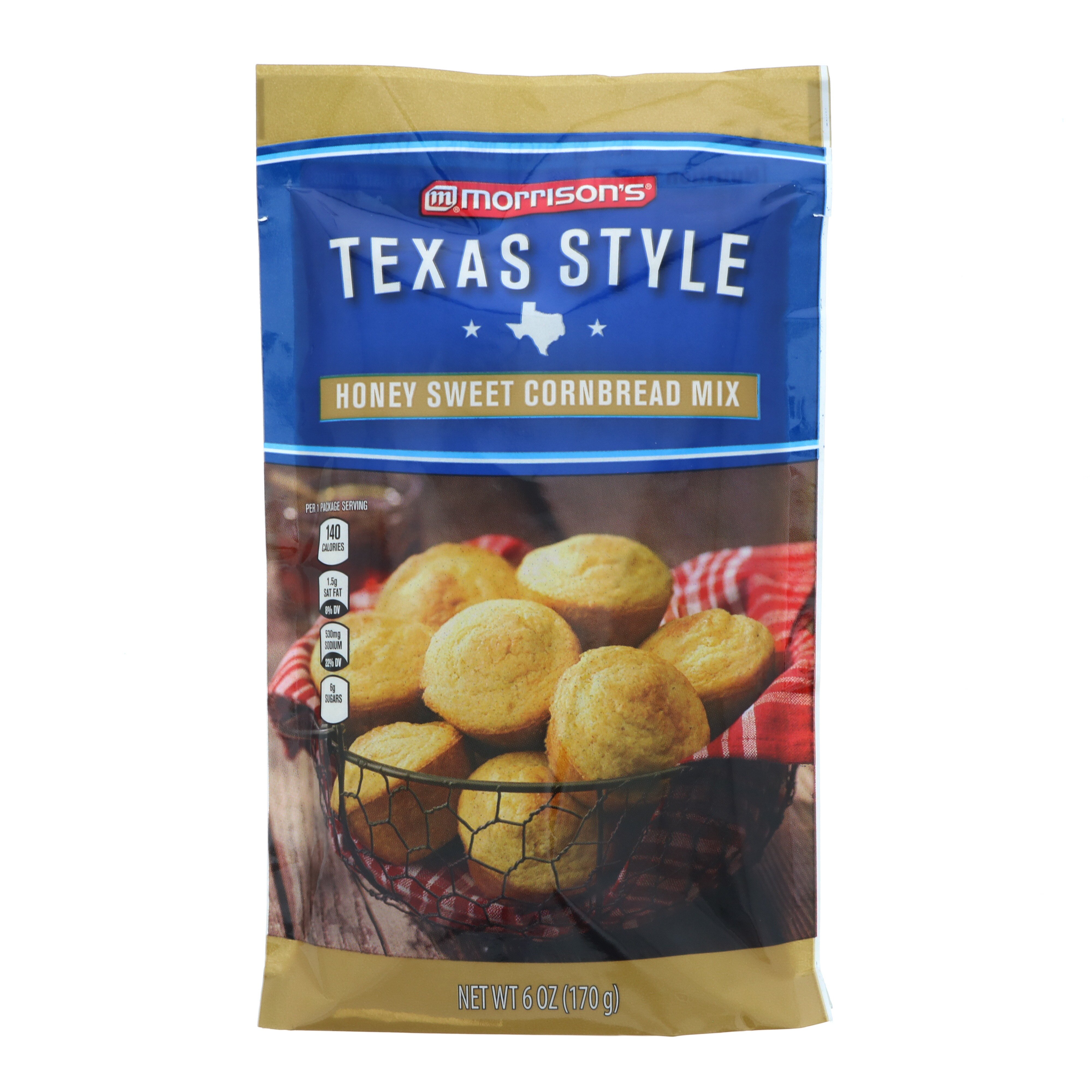 Morrison's Texas Style Honey Sweet Cornbread Mix Shop Baking Mixes at HEB