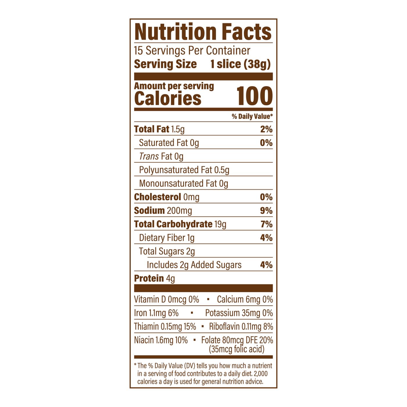 Sara Lee Artesano Original Bread; image 4 of 8