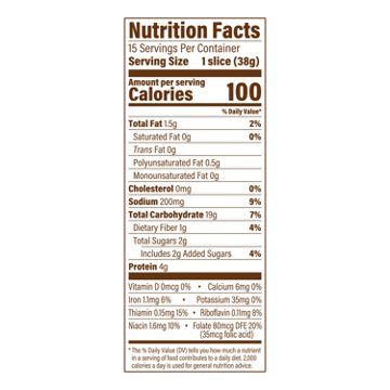 Sara Lee Artesano Original Bread, 20 oz