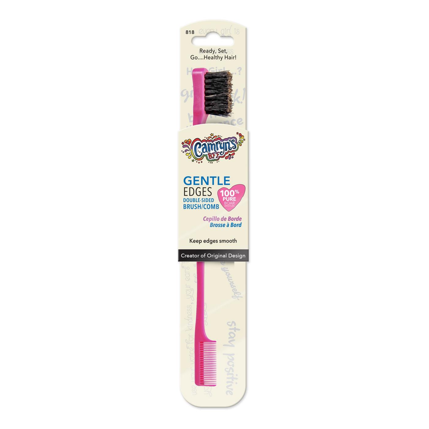 Camryn's BFF Gentle Edges Double-sided Brush And Comb; image 1 of 7