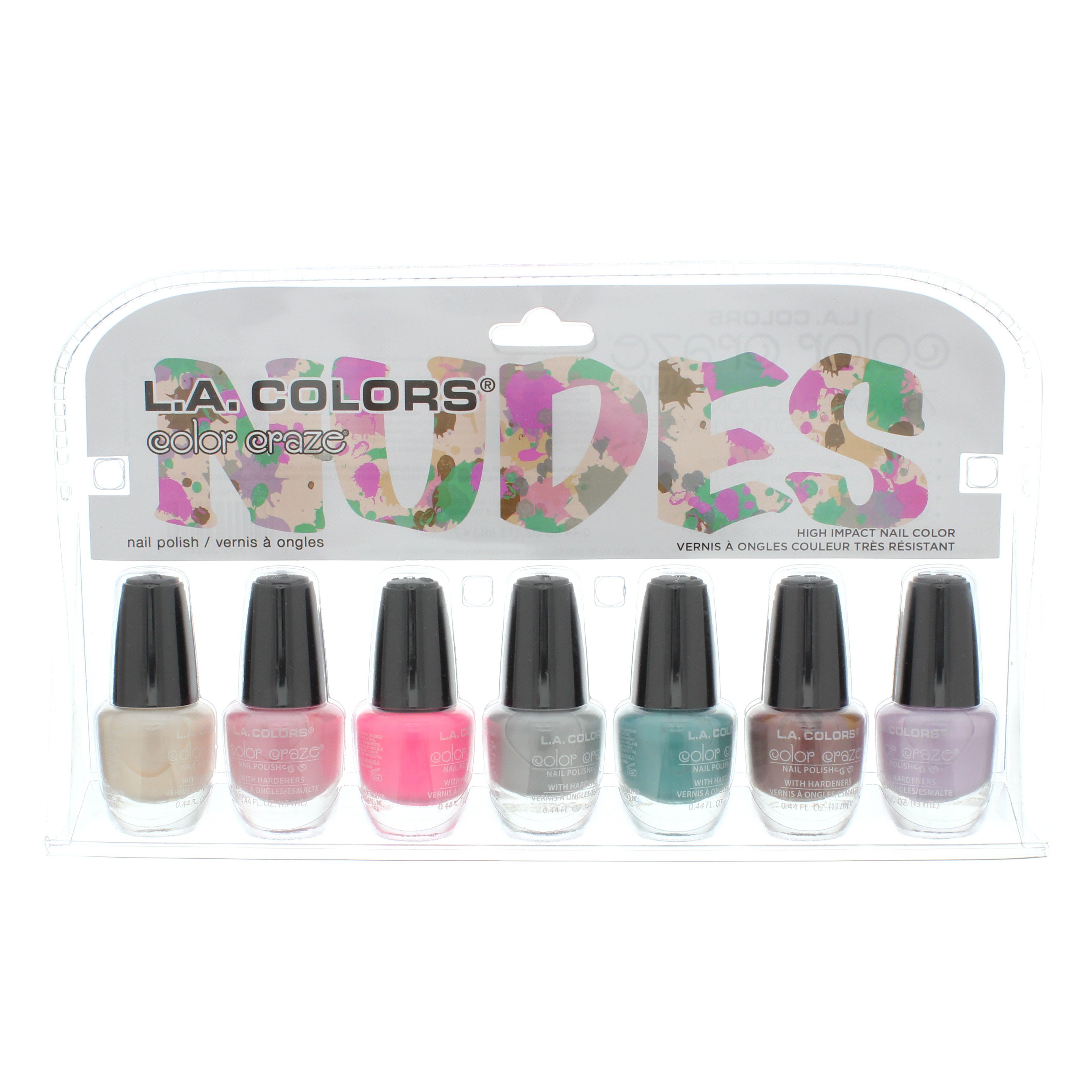 L A Colors Craze Nail Polish Collection Nude Shop Nail Polish At H E B