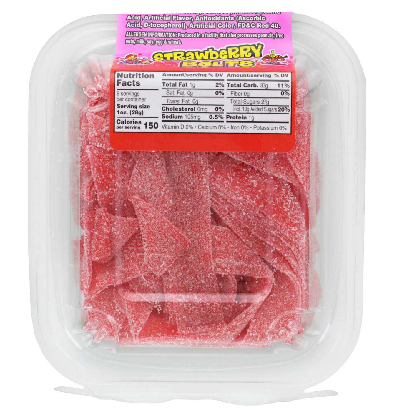 Alamo Candy Strawberry Sour Belts; image 4 of 4