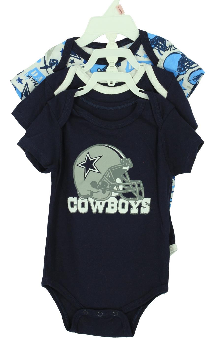 Dallas Cowboys 3 Piece Rory Onesie Set; image 1 of 2