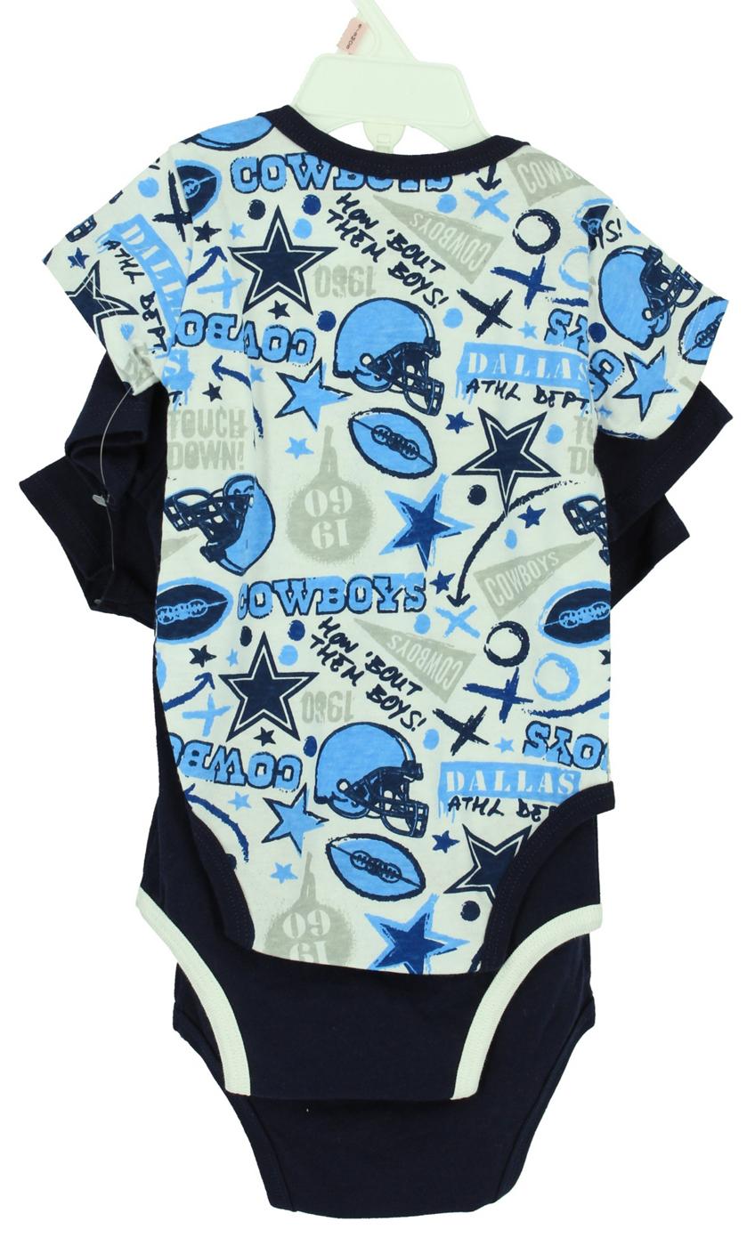 Dallas Cowboys 3 Piece Rory Onesie Set; image 2 of 2