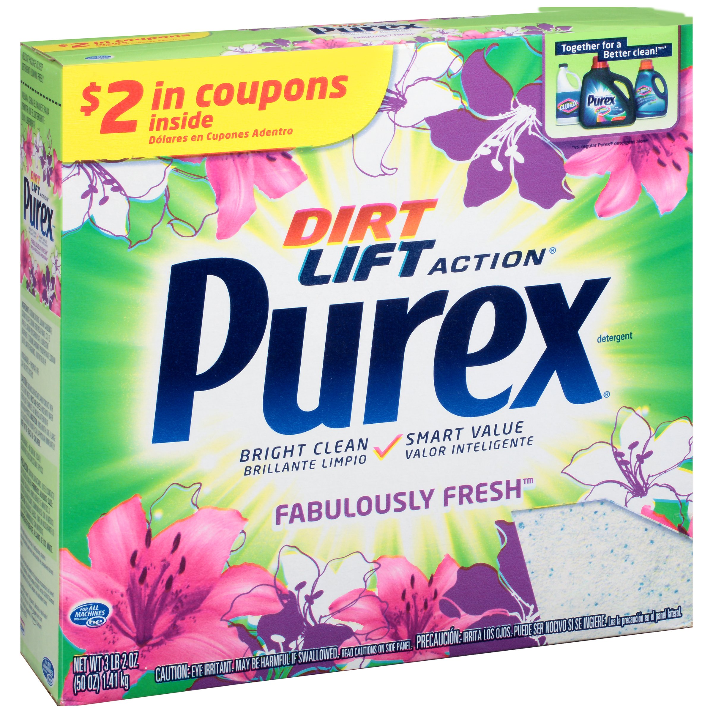 Purex Fabulously Fresh HE Powder Laundry Detergent Shop Detergent at