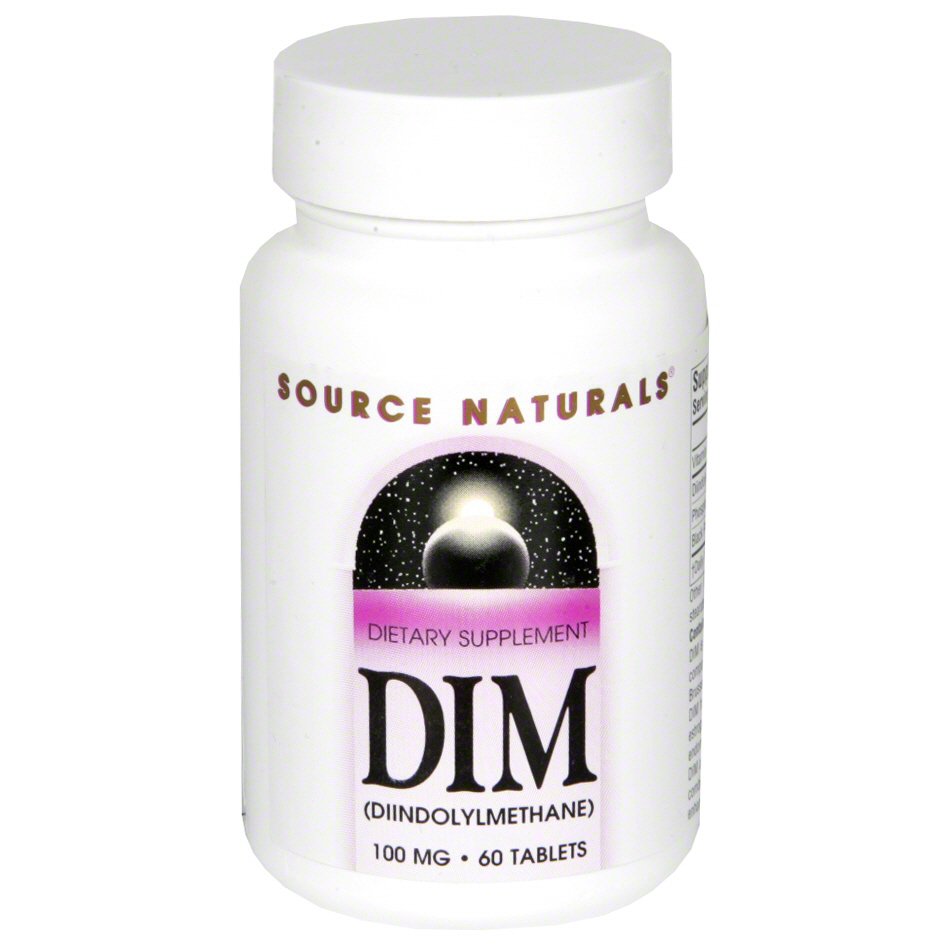 Source Naturals DIM 100mg Tablets, 60 ct