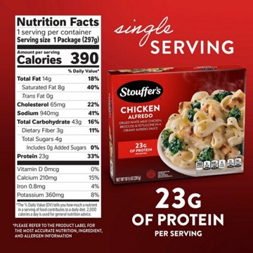 Stouffer's Chicken Fettuccini Alfredo Frozen Meal