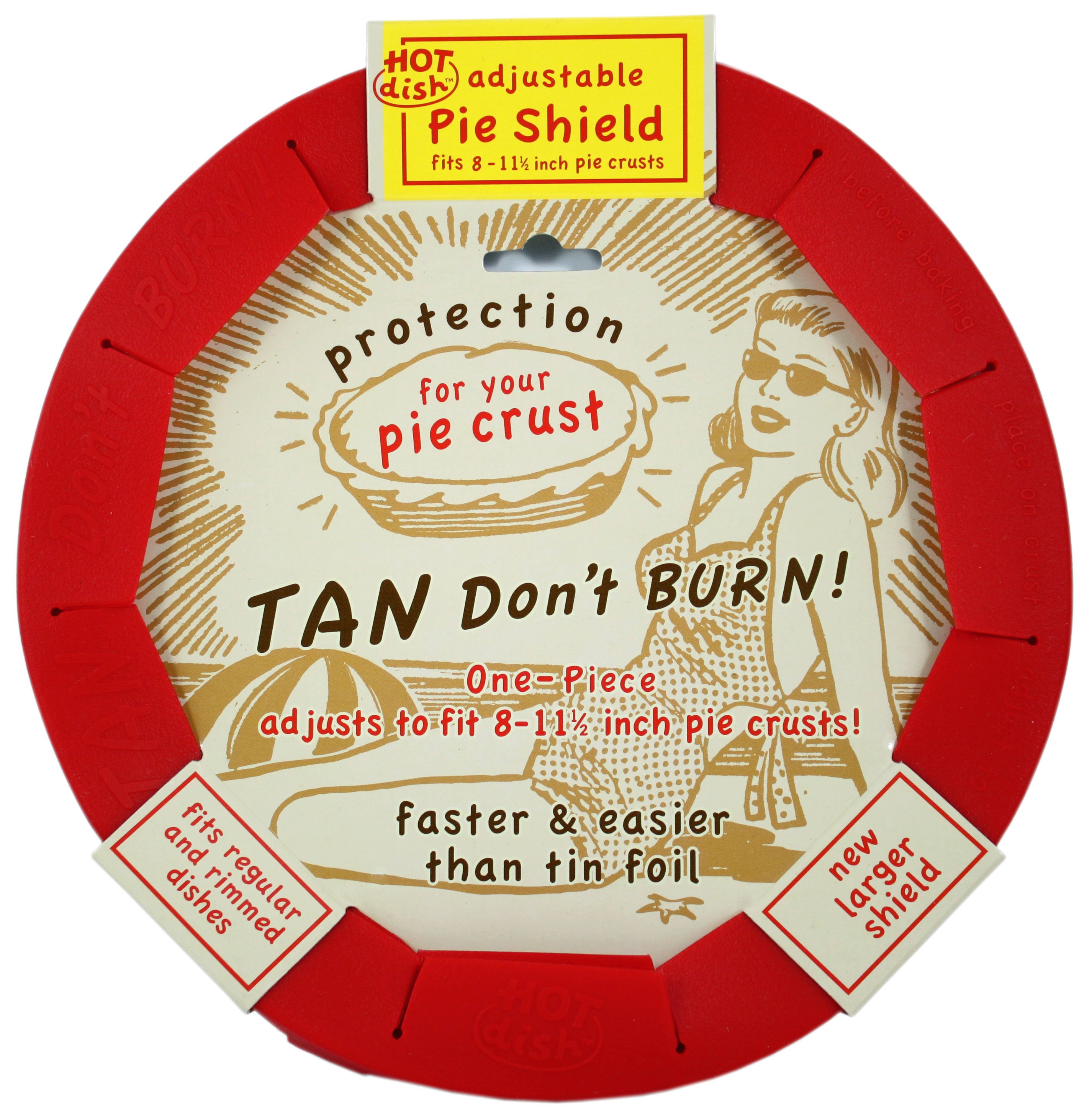 HAROLD IMPORT Adjustable Pie Crust Shield Shop Kitchen & Dining at HEB