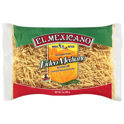 El Mexicano Fideo Mediano Vermicelli Pasta Shop Pasta at HEB