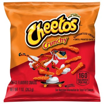 Cheetos Crunchy Cheese Flavored Snacks, 1 oz