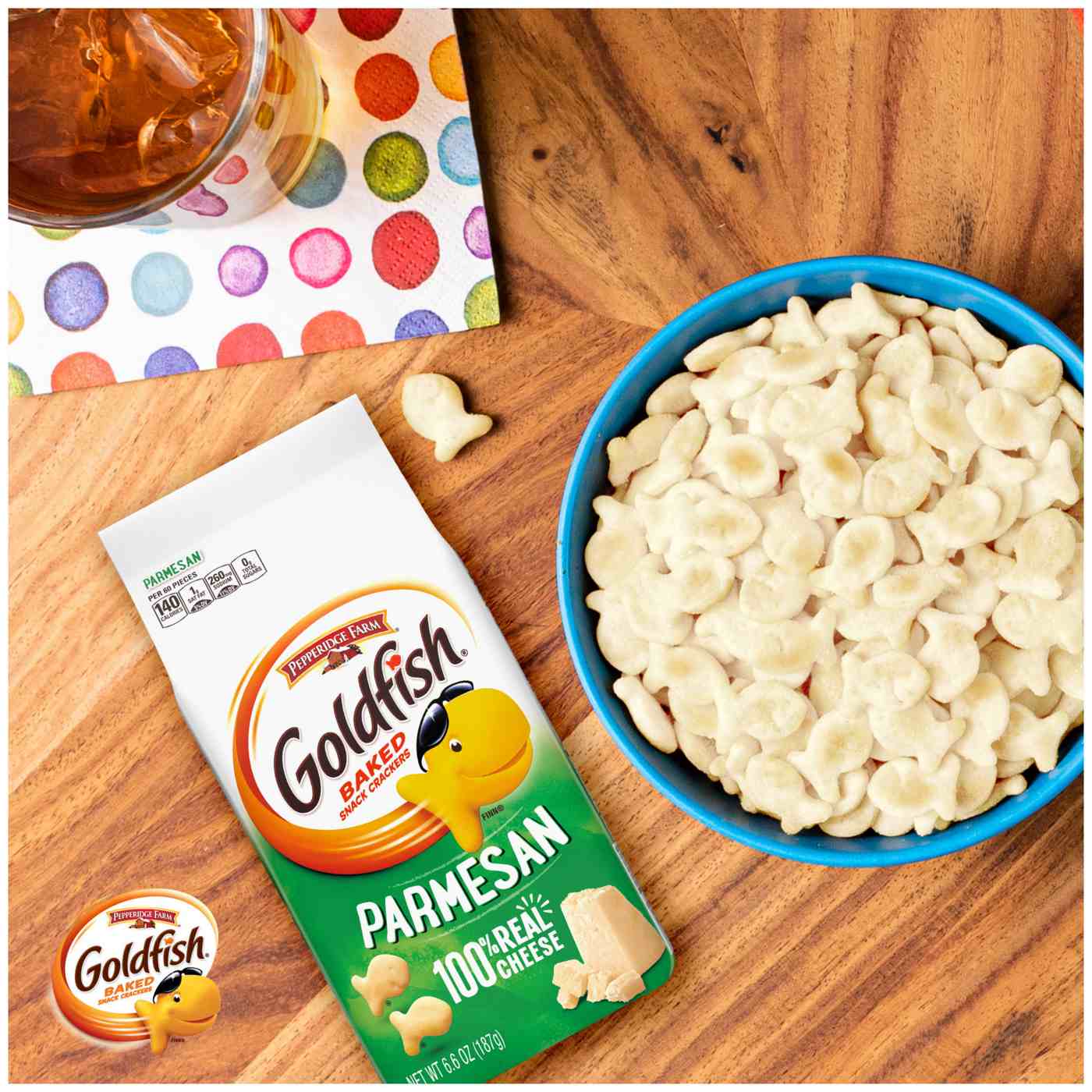 Pepperidge Farm Goldfish Parmesan Crackers; image 9 of 10