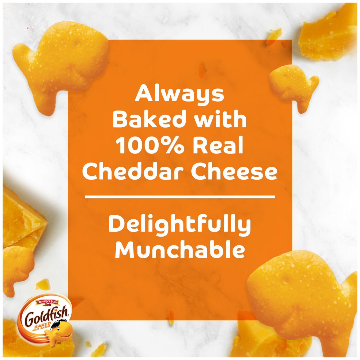 Goldfish Cheddar Cheese Crackers; image 2 of 5