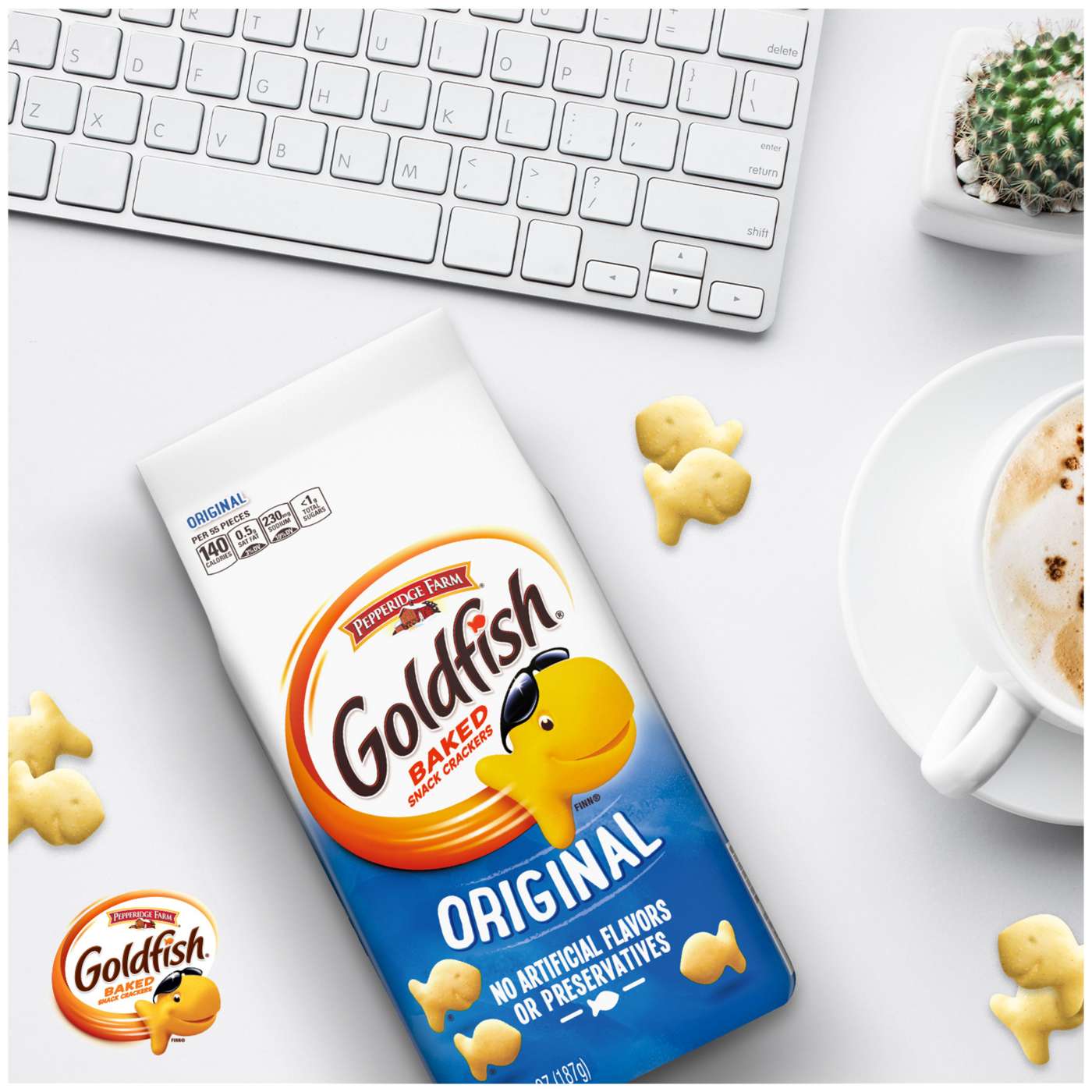 Goldfish Original Baked Snack Crackers; image 3 of 6