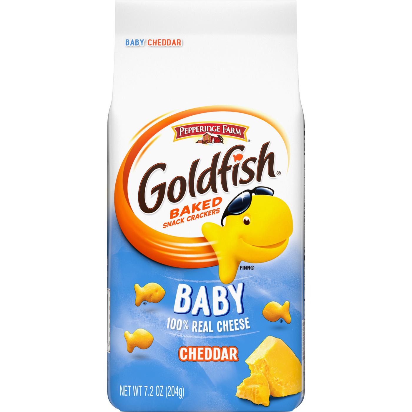 Pepperidge Farm Goldfish Baby Cheddar Crackers; image 1 of 10