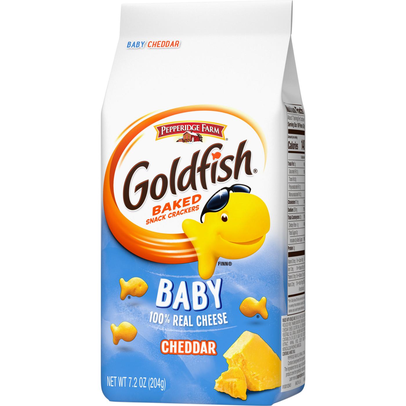 Pepperidge Farm Goldfish Baby Cheddar Crackers; image 7 of 10