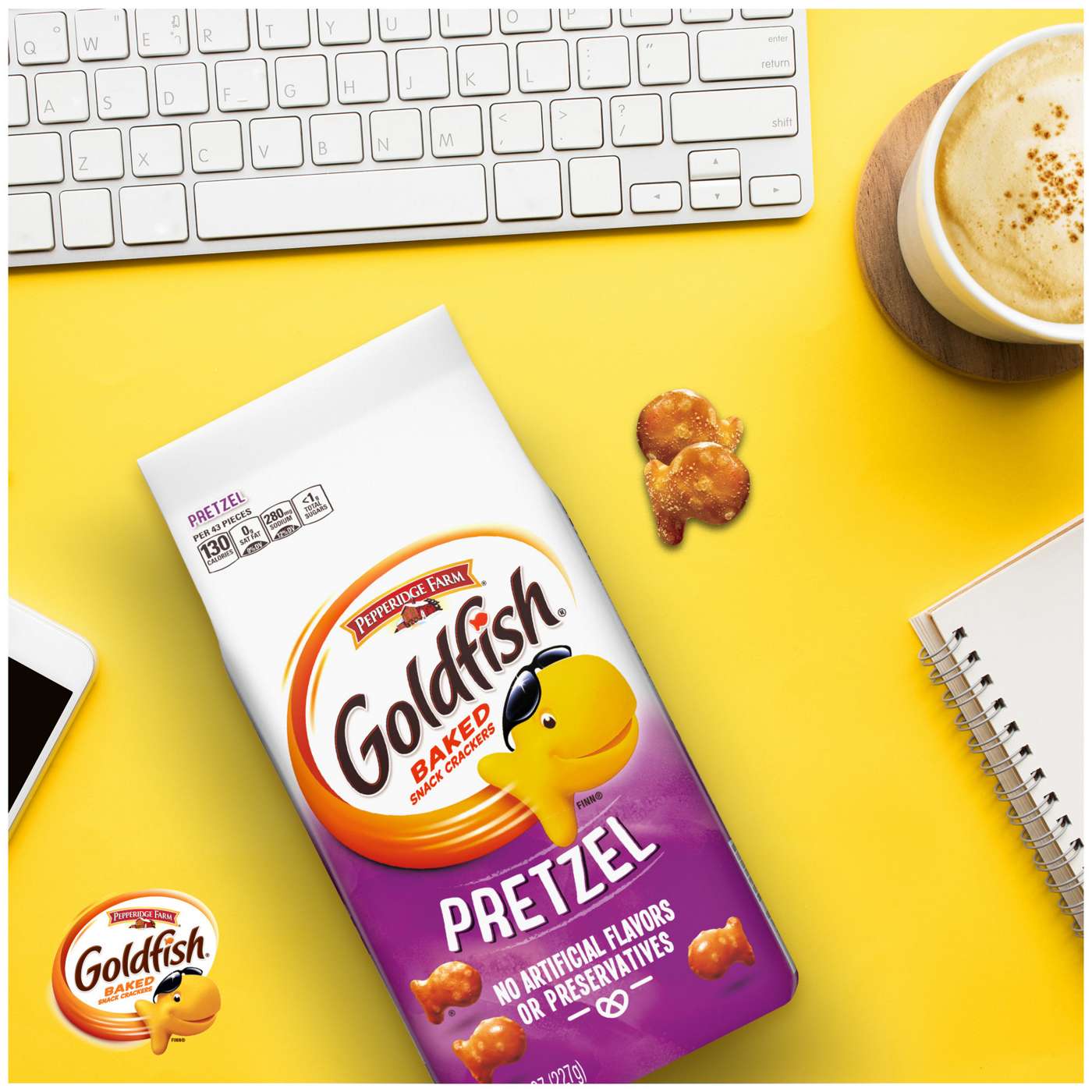 Pepperidge Farm Goldfish Pretzel Crackers; image 9 of 10