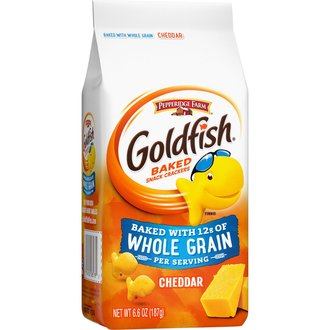 Pepperidge Farm Goldfish Baked with Whole Grain Cheddar Crackers; image 6 of 8