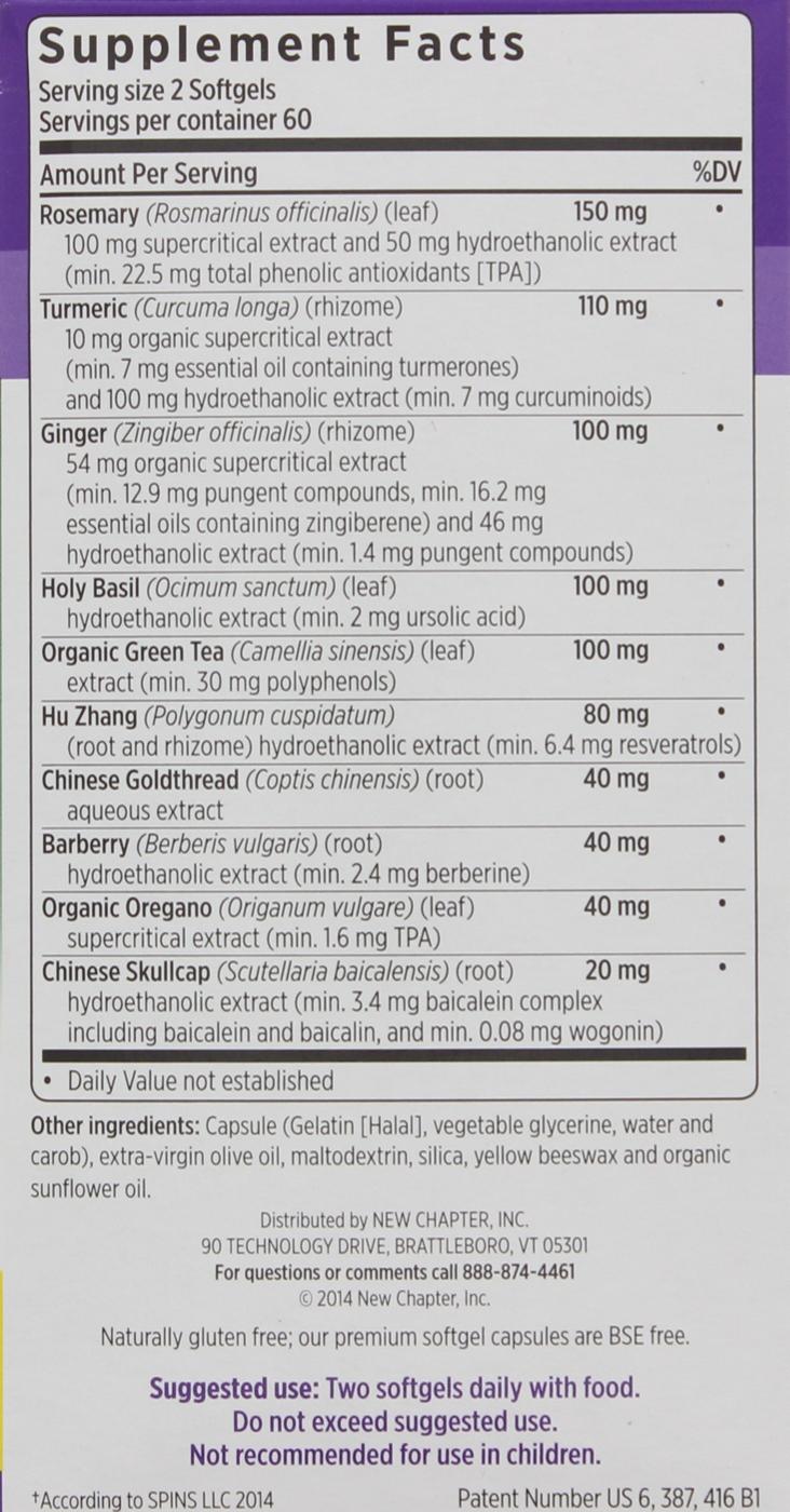 New Chapter Zyflamend Whole Body Softgels; image 3 of 3
