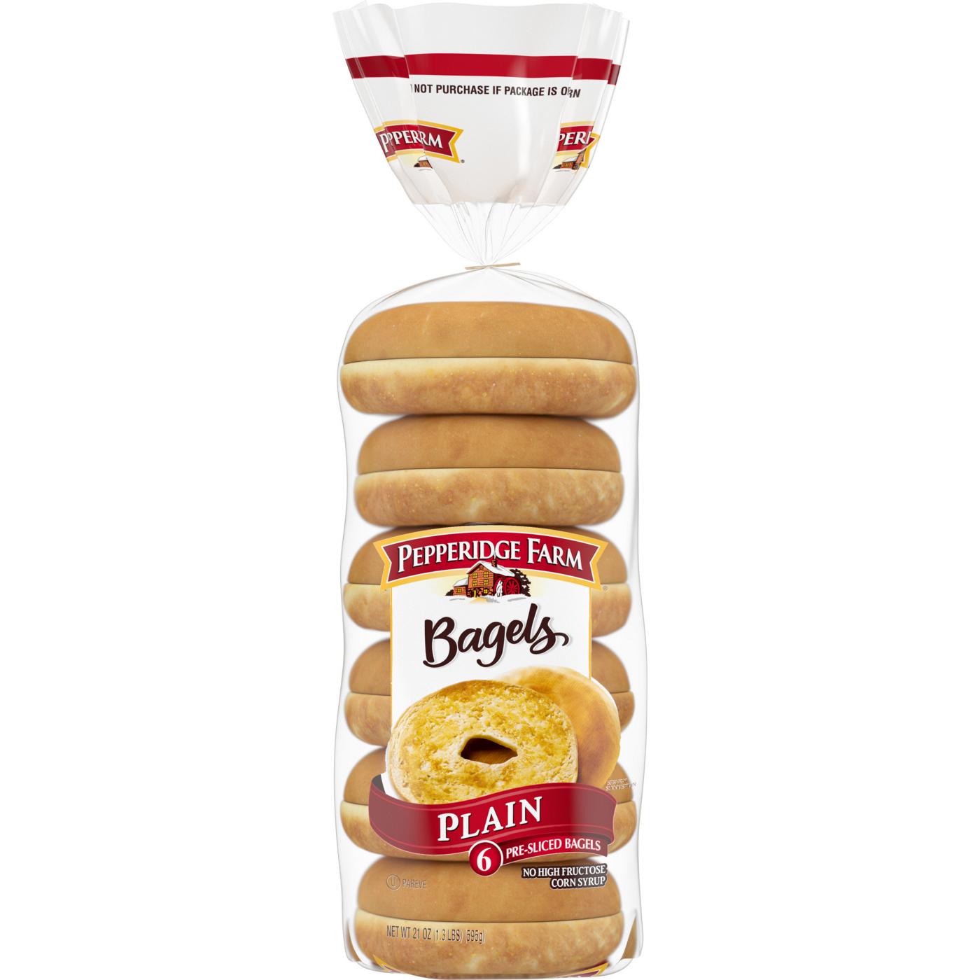 Pepperidge Farm Farmhouse Plain Bagels; image 1 of 6