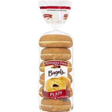 Pepperidge Farm Farmhouse Plain Bagels, 21 oz