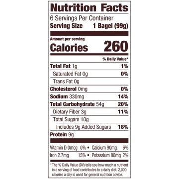 Pepperidge Farm Farmhouse Plain Bagels, 21 oz