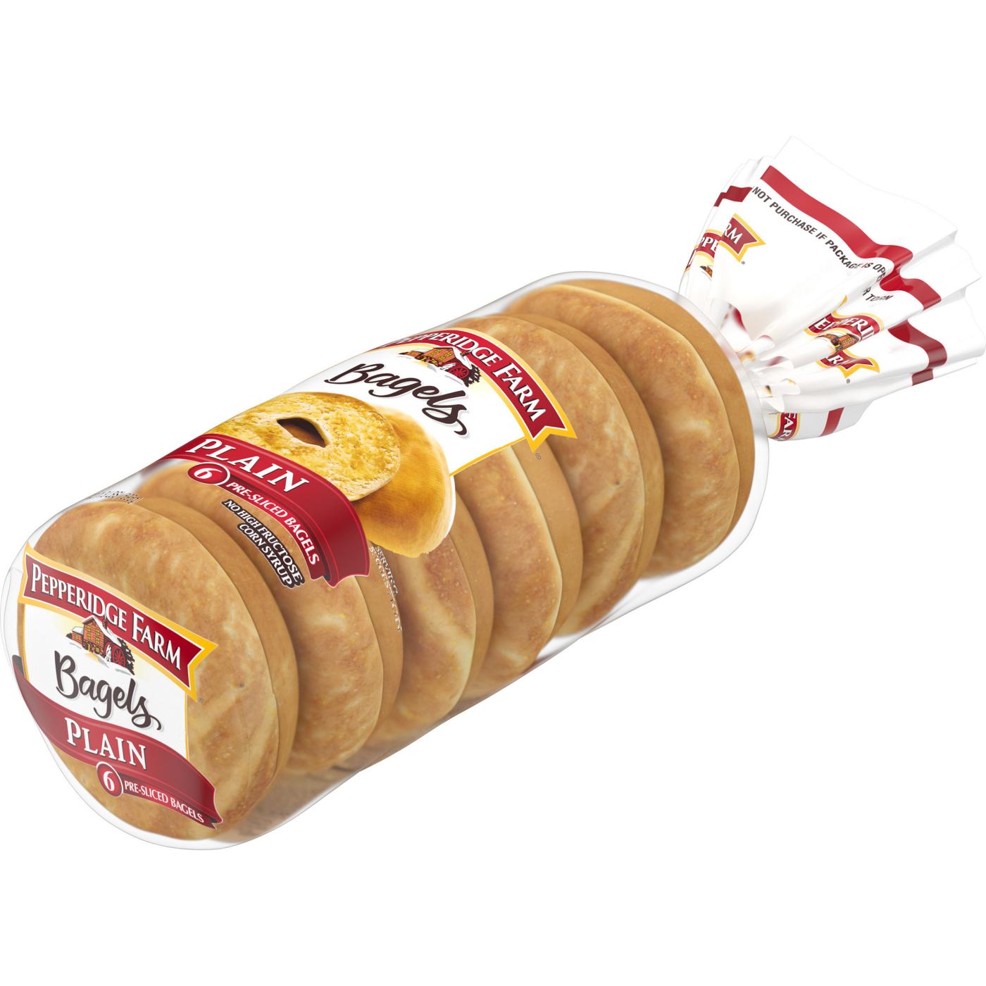 Pepperidge Farm Farmhouse Plain Bagels; image 4 of 6