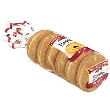 Pepperidge Farm Farmhouse Plain Bagels, 21 oz