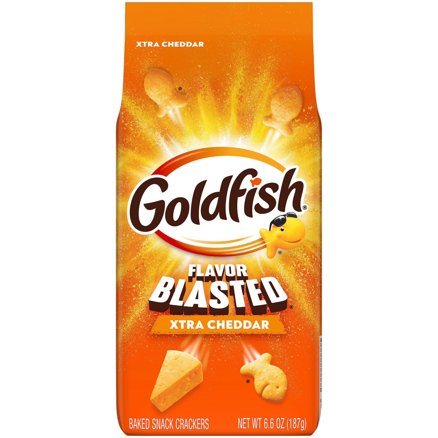 Pepperidge Farm Goldfish Flavor Blasted Xtra Cheddar Baked Snack