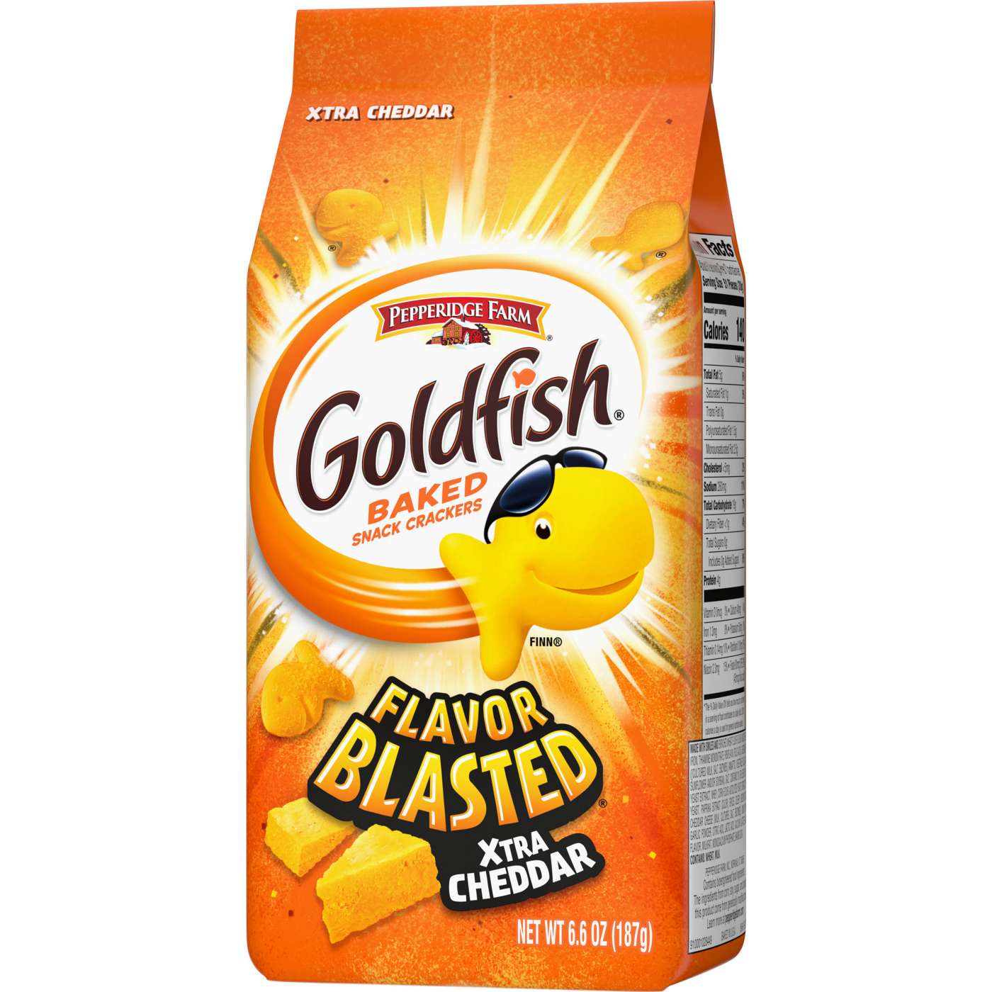 Pepperidge Farm Goldfish Flavor Blasted Xtra Cheddar Cheese Crackers; image 9 of 9