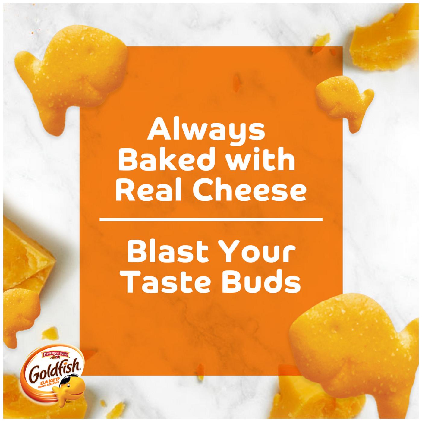 Pepperidge Farm Goldfish Flavor Blasted Xtra Cheesy Pizza Crackers; image 8 of 9