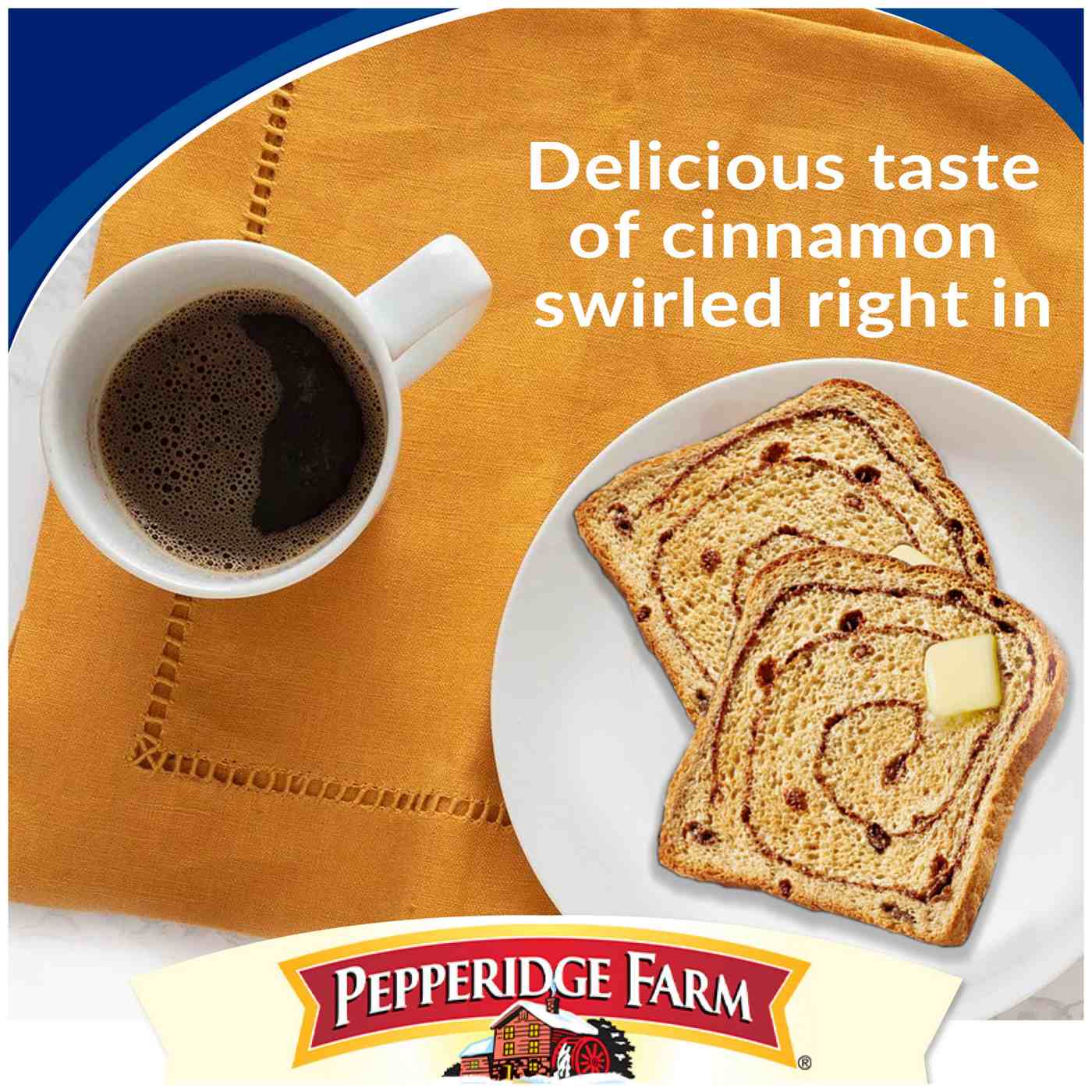 Pepperidge Farm 100% Whole Wheat Cinnamon with Raisins Swirl Bread; image 3 of 9