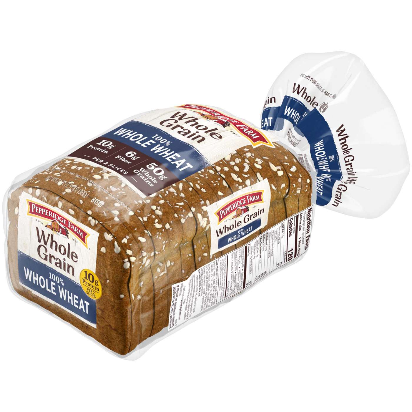 Pepperidge Farm 100% Whole Wheat Bread; image 2 of 6