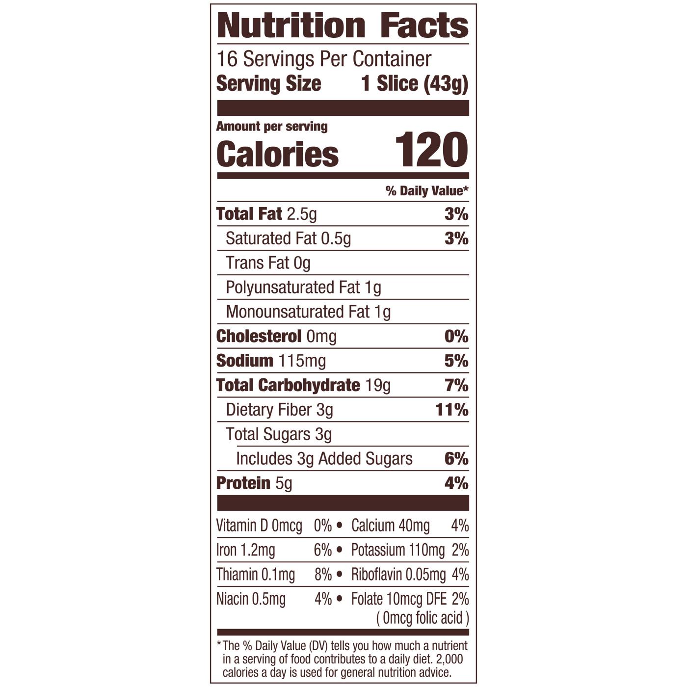 Pepperidge Farm Whole Grain 15 Grain Bread; image 2 of 8